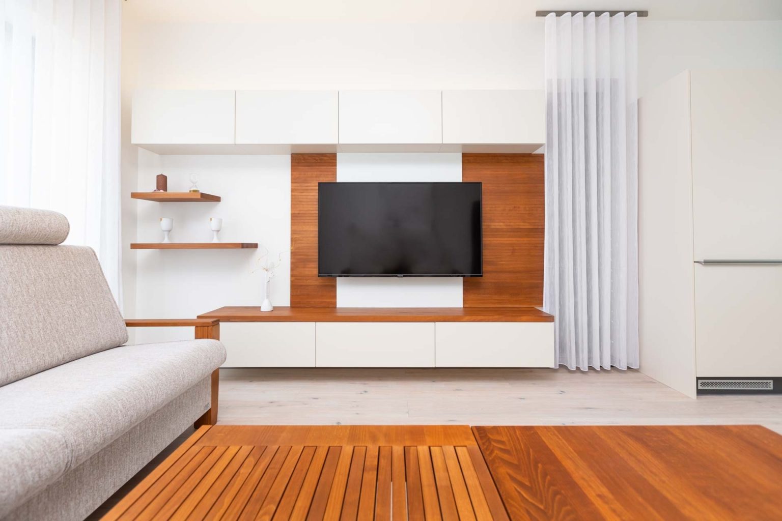 Obývací pokoj interiér na míru Brno Velecký